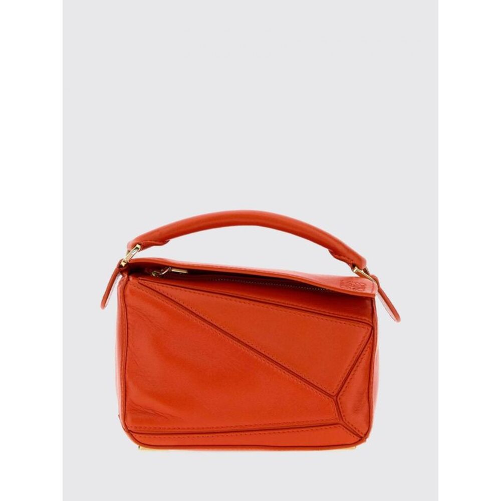 Loewe Women Loewe Mini Puzzle Asymmetric Lamb Nappa Handbag